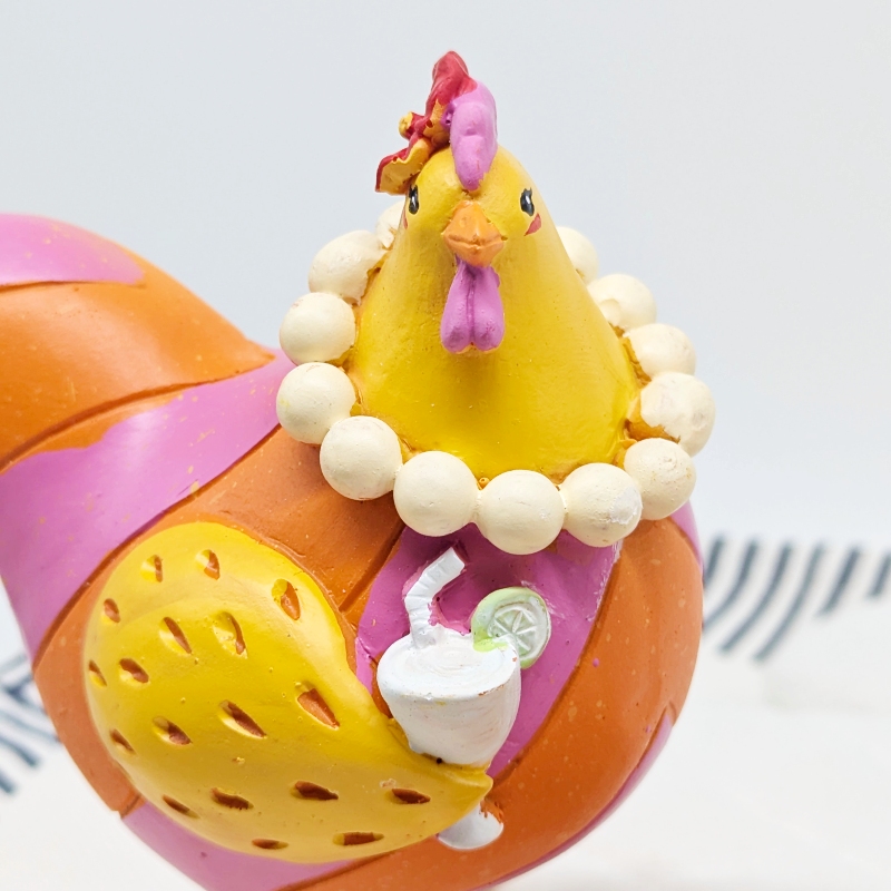 PXL_20251106_001014239 Pearly Party Chicken Figurine