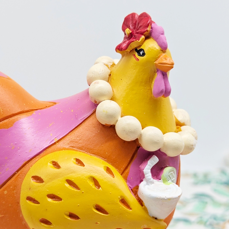 PXL_20251106_001047185 Pearly Party Chicken Figurine