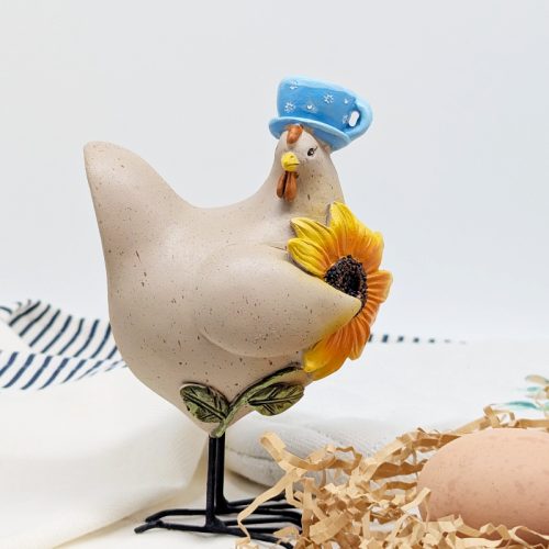 Cup of Sunshine Chicken Figurine