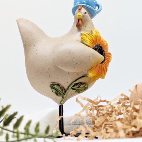 Cup of Sunshine Chicken Figurine