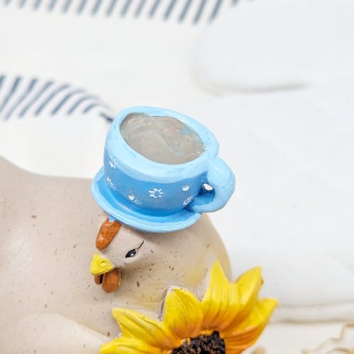 Cup of Sunshine Chicken Figurine