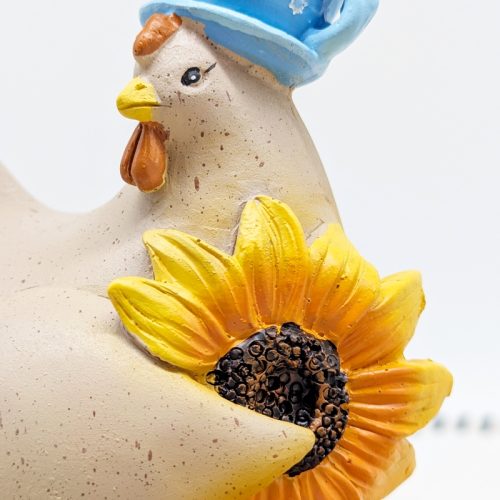 Cup of Sunshine Chicken Figurine