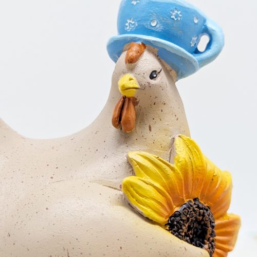 Cup of Sunshine Chicken Figurine