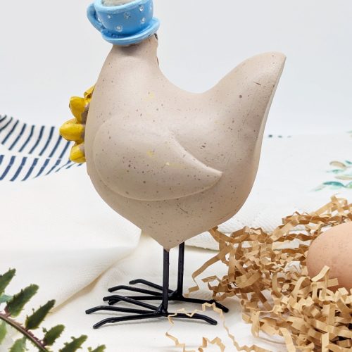Cup of Sunshine Chicken Figurine