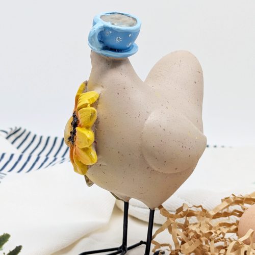 Cup of Sunshine Chicken Figurine