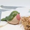 Green Ceramic Bird Ornament