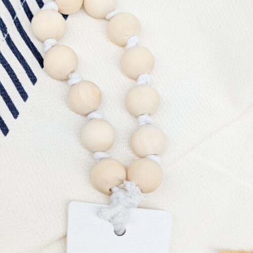 White Floral Embossed Cross Ornament