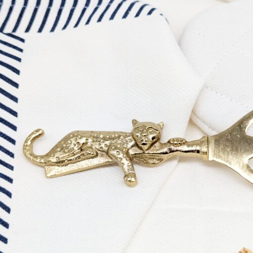 Golden Leopard Metal Bottle Opener