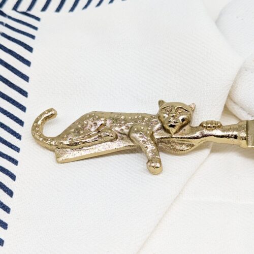 Golden Leopard Metal Bottle Opener