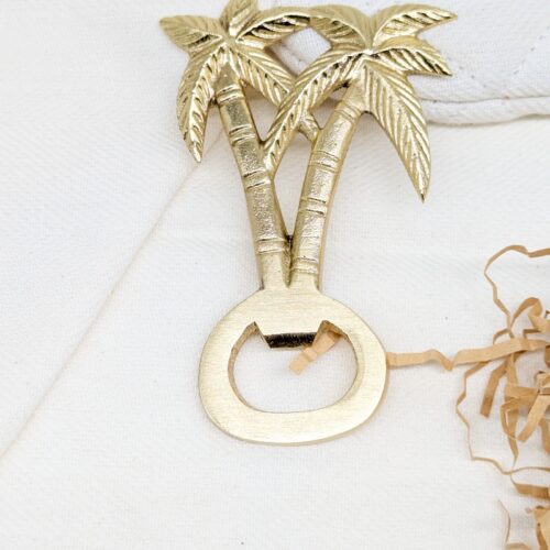 Golden Palm Brass Bottle Opener