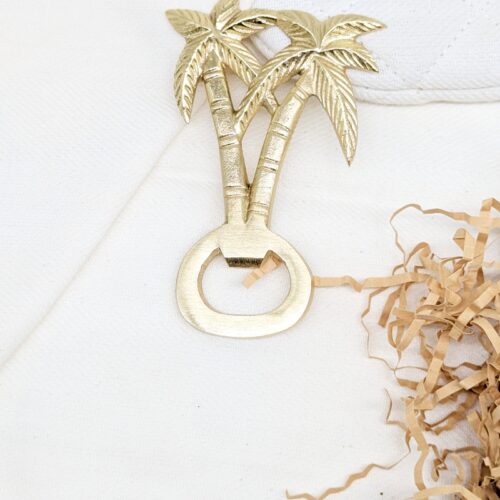 Golden Palm Brass Bottle Opener