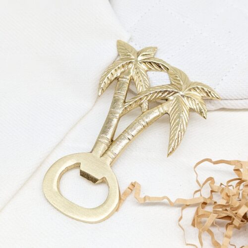 Golden Palm Brass Bottle Opener