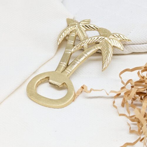 Golden Palm Brass Bottle Opener