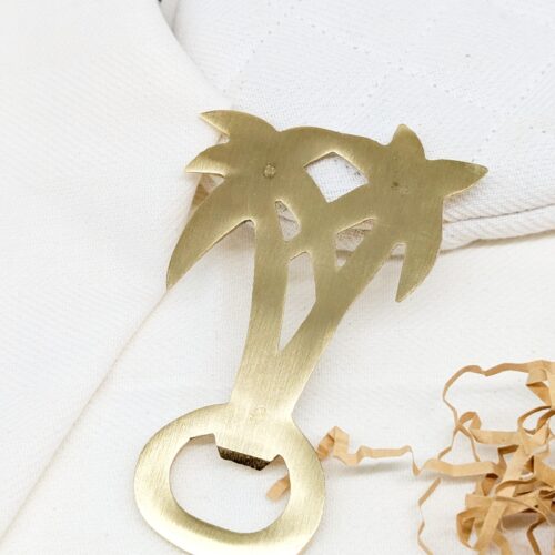 Golden Palm Brass Bottle Opener