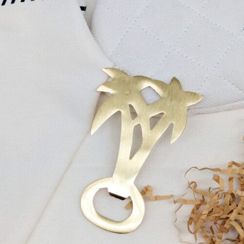 Golden Palm Brass Bottle Opener