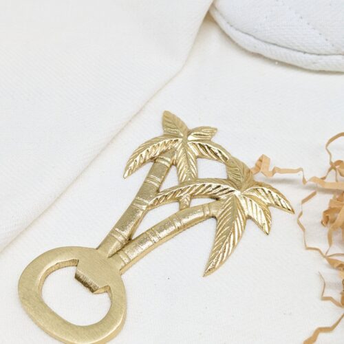 Golden Palm Brass Bottle Opener