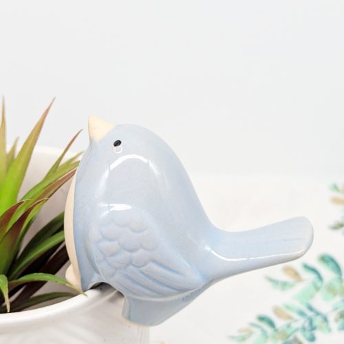 Blue Bird Pot Hanger Sitter