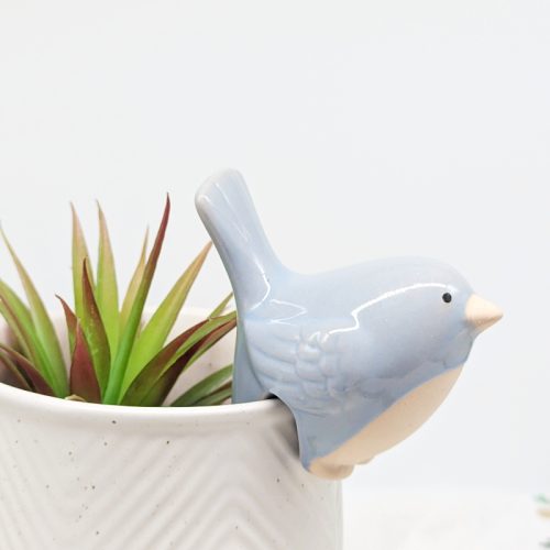 Blue Bird Pot Hanger Sitter