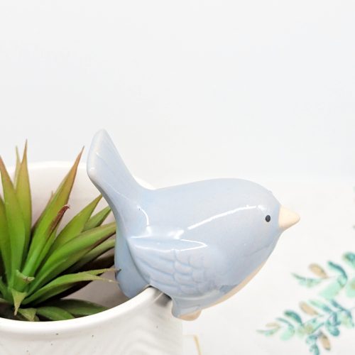 Blue Bird Pot Hanger Sitter