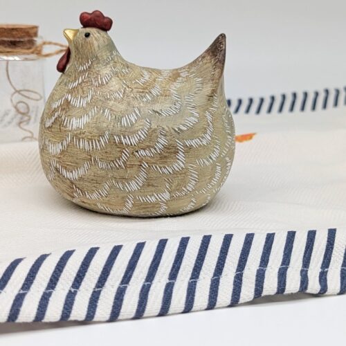 Green Hen Figure Ornament